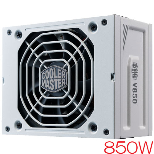 クーラーマスター MPY-8501-SFHAGV-3WJ [SFX電源 ATX 3.0対応 80PLUS GOLD認証 V SFX Gold 850 ATX 3.0 White Edition]