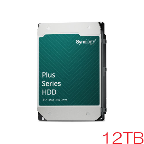 Synology HAT3310-12T [12TB HDD Plusシリーズ 3.5インチ SATA 6G 7200rpm 512MB CMR ヘリウム 3年保証]