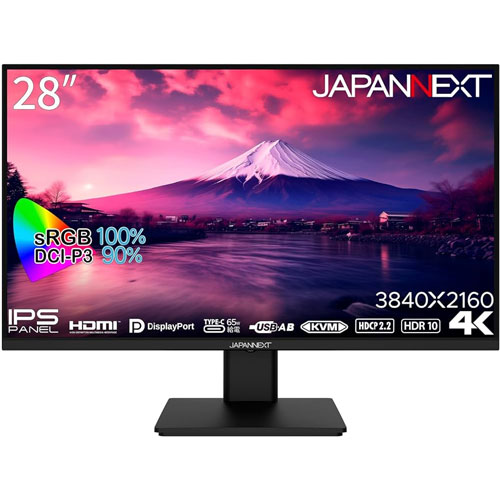 e-TREND｜JAPANNEXT JN-IPSD28UR-C65W [液晶ディスプレイ 28型/3840 