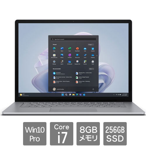 マイクロソフト RC1-00020 [Surface Laptop 5 15インチ (i7-1265U 8GB SSD256GB Win10Pro 15 プラチナメタル)]