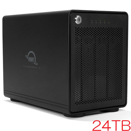 OWC OWCTB3SRT24.0S [24TB (4 x 6TB) 外付HDD OWC ThunderBay 4 with SoftRAID Thunderbolt 3接続 3年保証]