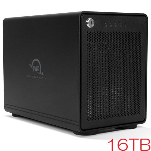 OWC OWCTB3SRT16.0S [16TB (4 x 4TB) 外付HDD OWC ThunderBay 4 with SoftRAID Thunderbolt 3接続 3年保証]