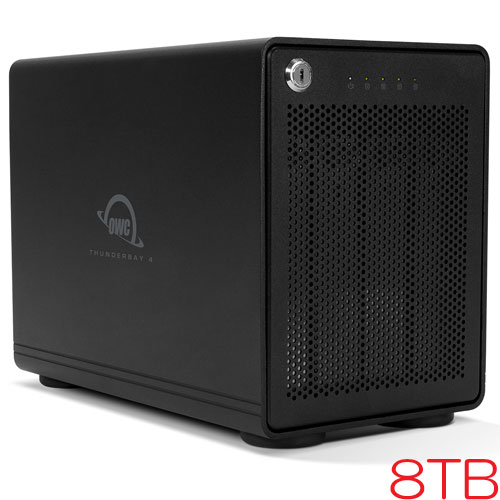 OWC OWCTB3SRT08.0S [8TB (4 x 2TB) 外付HDD OWC ThunderBay 4 with SoftRAID Thunderbolt 3接続 3年保証]
