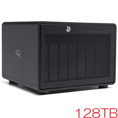 OWC OWCTB38SRE128 [128TB (8 x 16TB) 外付HDD OWC ThunderBay 8 with SoftRAID Thunderbolt 3接続 5年保証]