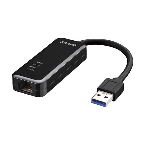 バッファロー LUA5-U3-AGTE-BK [Giga (A)USB3.2(Gen1)用LANアダプター ブラック]