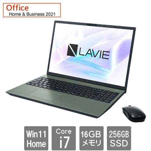 NEC PC-N1670HAE [LAVIE N16 N1670/HAE オリーブグリーン]