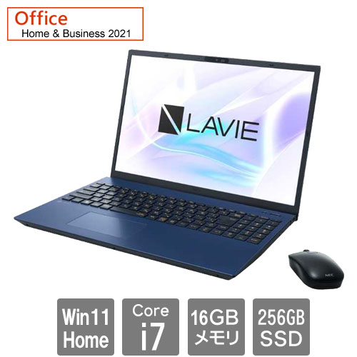 NEC PC-N1670HAL [LAVIE N16 N1670/HAL (Core i7 16GB SSD256GB 16.0WUXGA Win11Home H&B2021 ネイビーブルー]