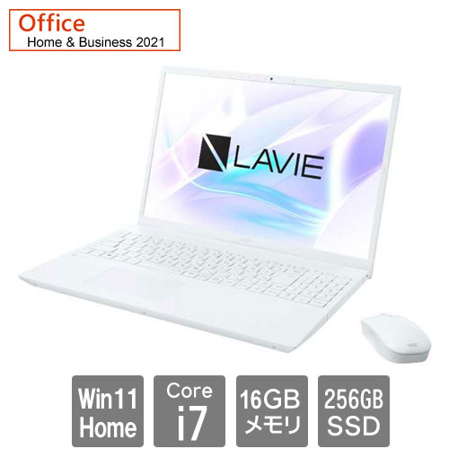 NEC PC-N1670HAW [LAVIE N16 N1670/HAW (Core i7 16GB SSD256GB 16.0WUXGA Win11Home H&B2021 パールホワイト)]