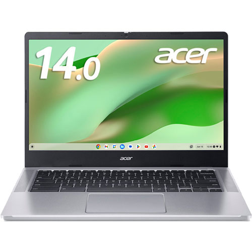 Acer Chromebook シルバー 日本語配列 e-TREND|エイサー CB314-4H-F14P [Chromebook 314 (N100 4GB