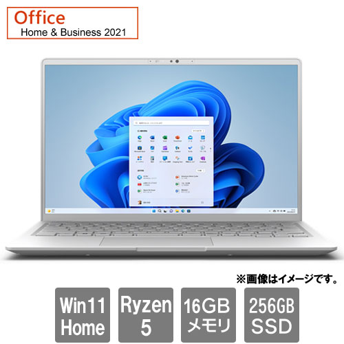 FMVM55J1S [LIFEBOOK MH55/J1 (Ryzen 5 16GB SSD256GB 14.0WUXGA Win11Home64 H&B2021 ファインシルバー)]