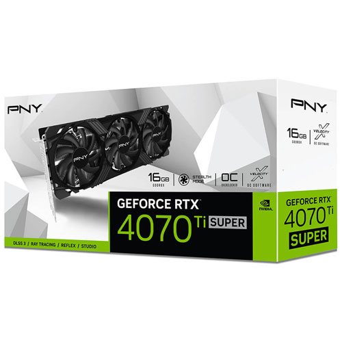 e-TREND｜PNY VCG4070TS16TFXPB1-O [GeFORCE RTX 4070 Ti SUPER 16GB