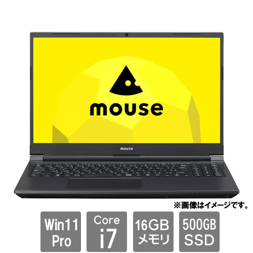 MCJ A5I7U01BKABAW102DEC-BPQD [ノートPC mouse A5-I7U01BK-A(Core i7-12650H 16GB SSD500GB 15.6 Win11Pro)]