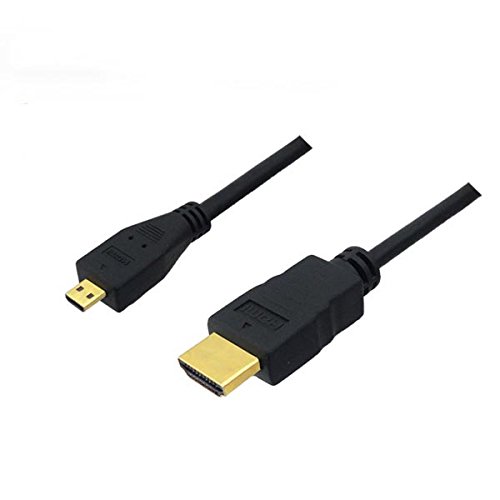 3Aカンパニー 5個セット マイクロHDMIケーブル 1m 4K/3D対応 HDMI-microHDMI変換ケーブル AVC-HDMI10MC バルク