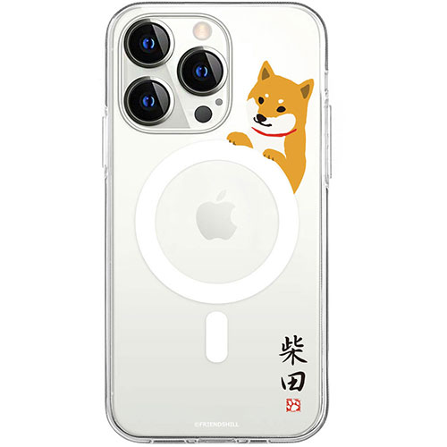 abbi FRIENDS ネコマンジュウソフトクリアケース for iPhone 15 ネコマンジュウパターン ABF25361i15