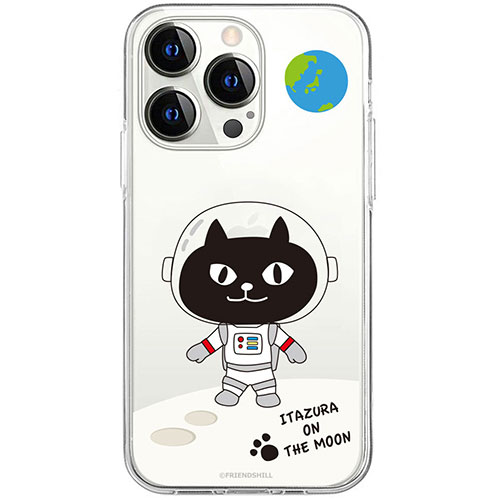 abbi FRIENDS ネコマンジュウソフトクリアケース for iPhone 15 Pro キャットウォーク オン ザ ムーン ABF25389i15PR