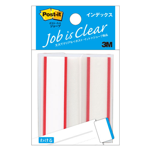 3M 【20個セット】 Post-it ポストイット ジョーブ インデックス レッド 3M-6821X20