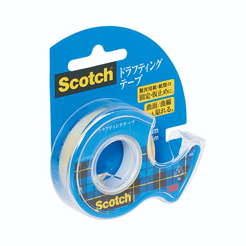 3M 【20個セット】 Scotch スコッチ ドラフティングテープ ディスペンサー付 3M-D-12X20