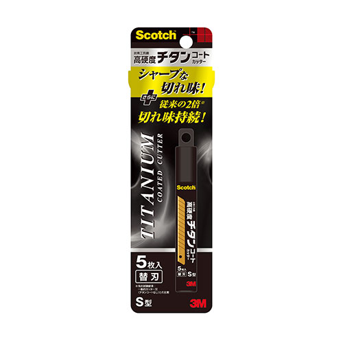 3M 【5枚×20セット】 Scotch スコッチ チタンコートカッター 替え刃 S 3M-TI-CRS5X20