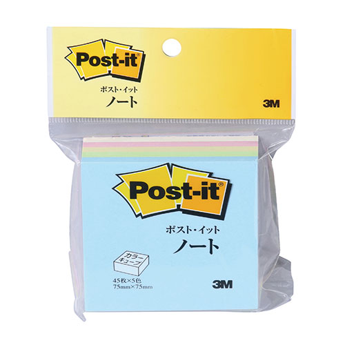 3M 【10個セット】 Post-it ポストイット カラーキューブ レギュラー スクェア 3M-CP-33X10