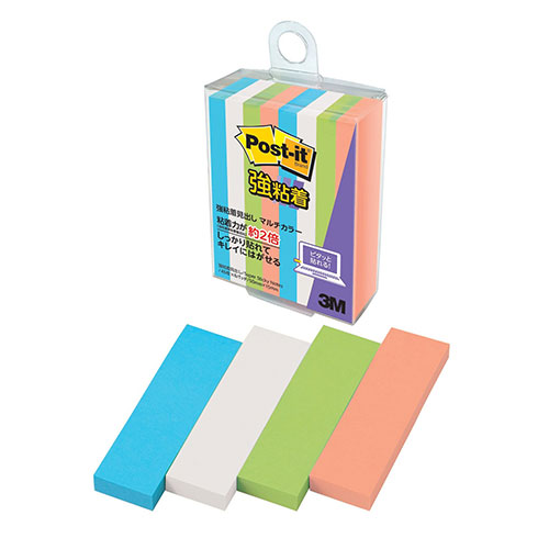 3M 【10個セット】 Post-it ポストイット 強粘着見出し マルチカラー4 3M-700SS-MC-4X10