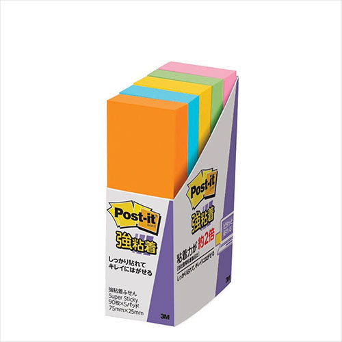 3M 【5個パック×10セット】 Post-it ポストイット 強粘着 ふせん 3M-500-5SSANX10