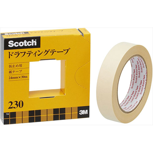 3M 【5個セット】 Scotch スコッチ ドラフティングテープ 24mm 3M-230-3-24X5