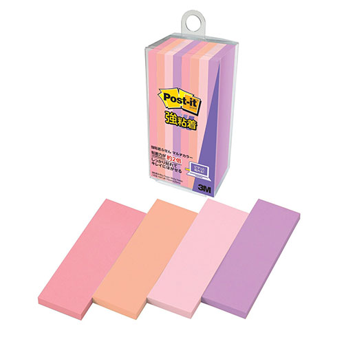 3M Post-it ポストイット 強粘着ふせん マルチカラー7 3M-500SS-MC-7