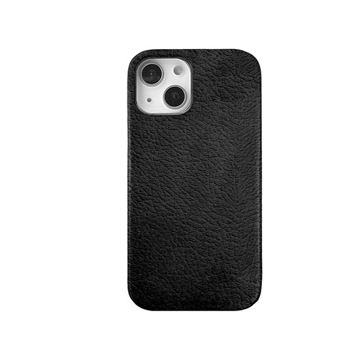 abbi SIGNATURE VINTAGE イタリアンレザーバックカバー for iPhone 14 ブラック 背面カバー型 ABS24052i14BK