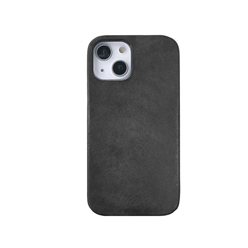 abbi SIGNATURE MARGOTイタリアンレザーバックカバー for iPhone 14 ブラック 背面カバー型 ABS24044i14BK