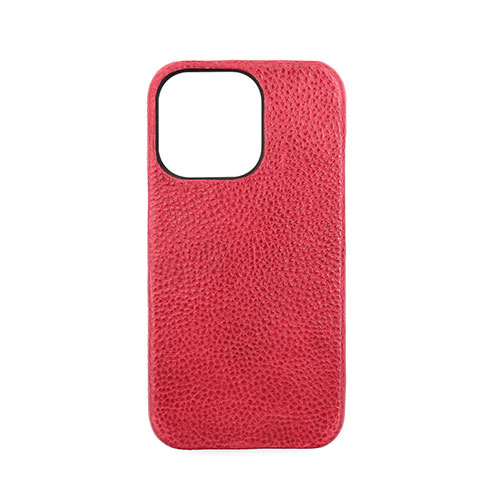 abbi SIGNATURE PIERROT LUX ピエロラックス イタリアンレザーバックカバー for iPhone 13 Pro レッド ABS22316i13P