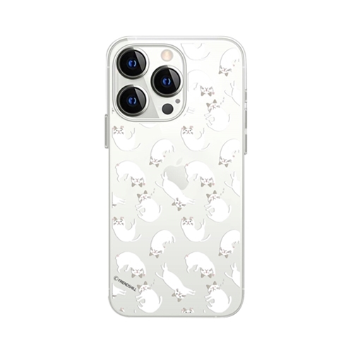 abbi FRIENDS ターチャンソフトクリアケース for iPhone 13 Pro パターン ABF21765i13P