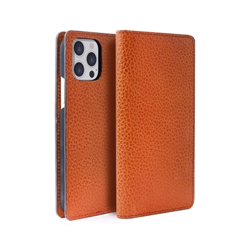 abbi SIGNATURE BELUGA イタリアンレザーダイアリーケース for iPhone 13 Pro タン ABS21813i13PTN