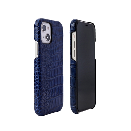 abbi SIGNATURE LIPARI イタリアンレザーバックカバー for iPhone 13 mini ネイビー ABS21791i13MNNV