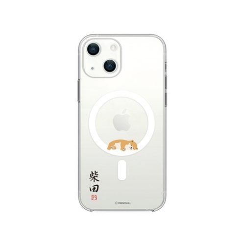 abbi FRIENDS しばたさんMagSafe対応クリアケース for iPhone 13 mini 昼寝 ABF21695i13MN