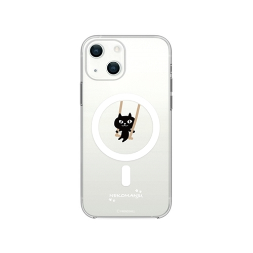abbi FRIENDS ネコマンジュウMagSafe対応クリアケース for iPhone 13 mini ブランコ ABF21699i13MN