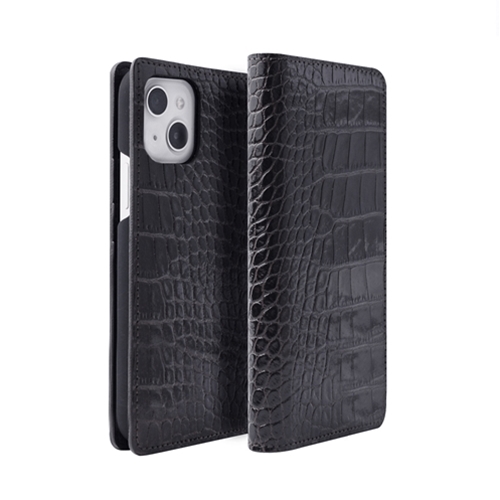 abbi SIGNATURE LIPARI イタリアンレザーダイアリーケース for iPhone 13 ブラック ABS21800i13BK