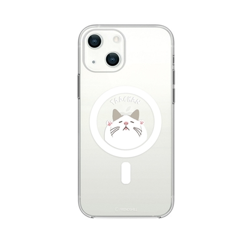 abbi FRIENDS ターチャンMagSafe対応クリアケース for iPhone 13 寝顔 ABF21726i13