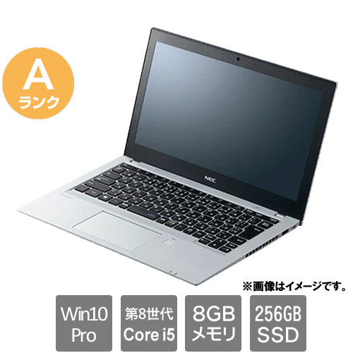 NEC ★中古パソコン・Aランク★PC-VKT16BZG4 [VersaPro VKT16B-4(i5-8250U 8GB SSD256GB 12.5FHD Win10Pro64)]