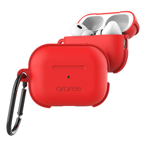 araree(アラリー) ソフトケース POPS for AirPods Pro(第2/1世代) レッド AR25042APP2