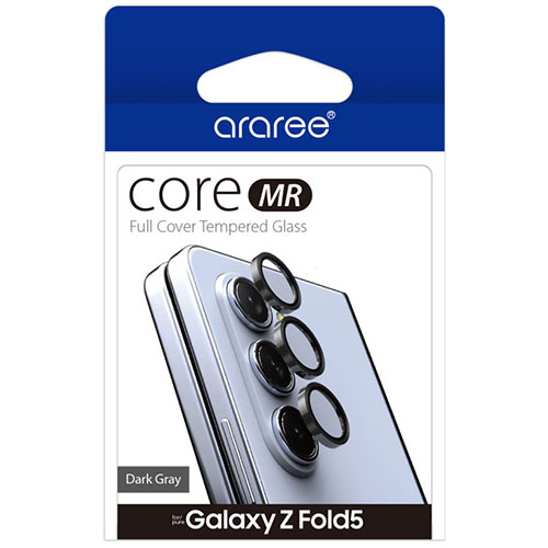 araree(アラリー) CORE MR カメラ専用強化ガラスフィルム メタルリング for Galaxy Z Fold 5 AR25274GZFD5
