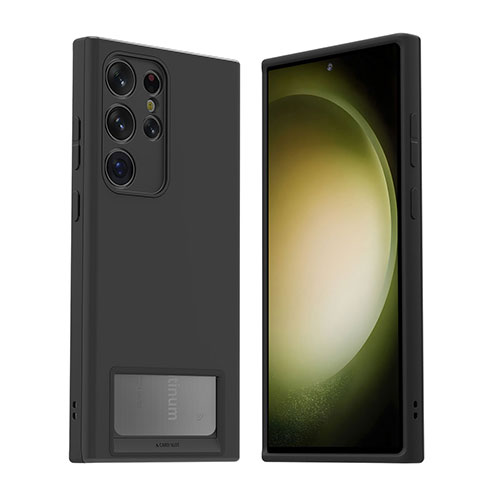 araree(アラリー) Galaxy S23 Ultra カードスロット付きAir Slot ブラック AR25108S23U