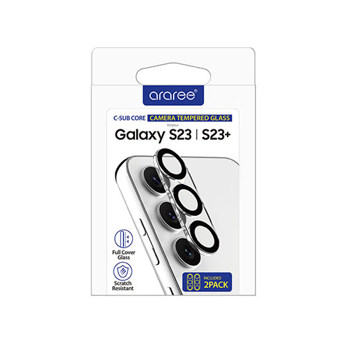 araree(アラリー) Galaxy S23 カメラ専用強化ガラスフィルム C-SUB CORE (2枚入り) AR25103S23