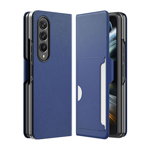 araree(アラリー) Galaxy Z Fold 4 カードスロット付きBonnet C Diary アッシュブルー AR24768GZFD3BL