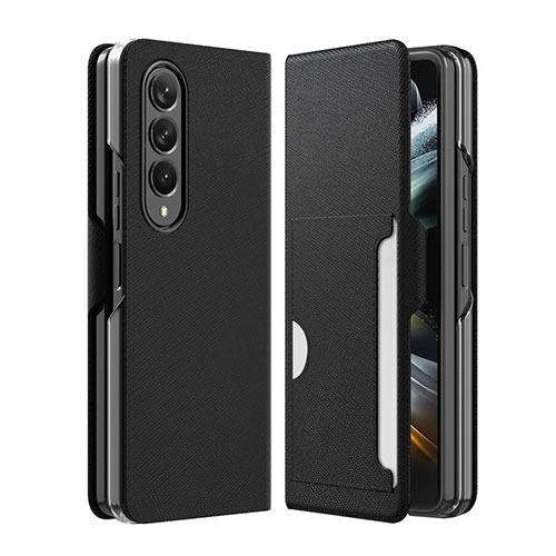 araree(アラリー) Galaxy Z Fold 4 カードスロット付きBonnet C Diary ブラック AR24767GZFD3BK