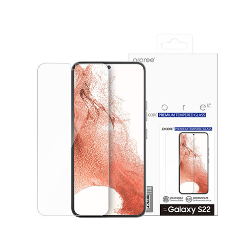 araree(アラリー) Galaxy S22 液晶保護ガラスフィルム iD CORE クリア AR22440S22