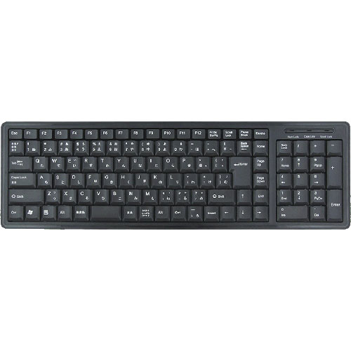 AOTECH アオテック スリム108キー日本語キーボード AOK-SL108BK