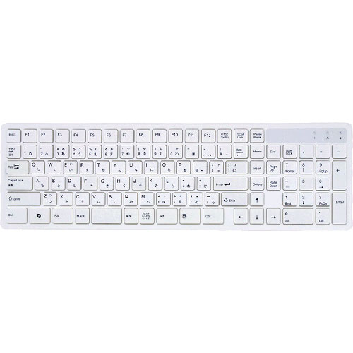 AOTECH アオテック コンパクト108キー日本語キーボード AOK-AP108WH