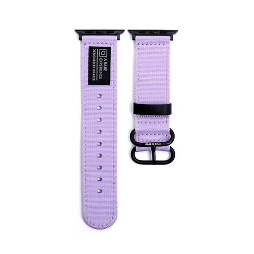 araree(アラリー) SOFT WOVEN STRAP for Apple Watch 41/40/38mm ライトパープル AR25016AW