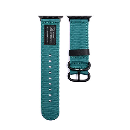 araree(アラリー) SOFT WOVEN STRAP for Apple Watch 49/45/44/42mm グリーン AR25014AW
