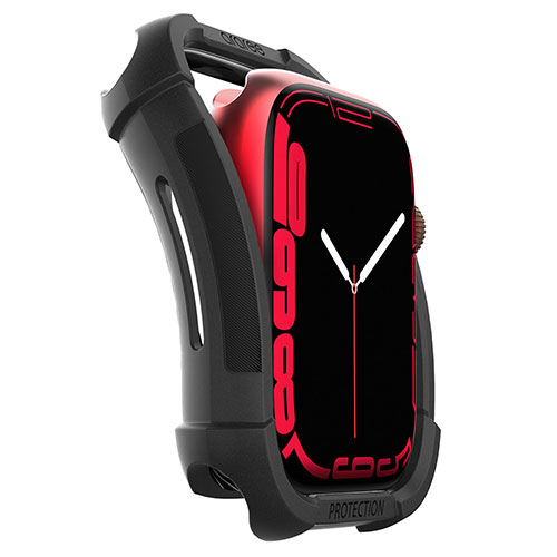 araree(アラリー) FLEXIELD ソフトケースfor Apple Watch Series 7 41 ブラック Apple Watch用カバー AR22416AW